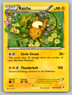 Pokemon 2016 Raichu RC9/RC32 Generations Radiant Collection English | LP - Image 1