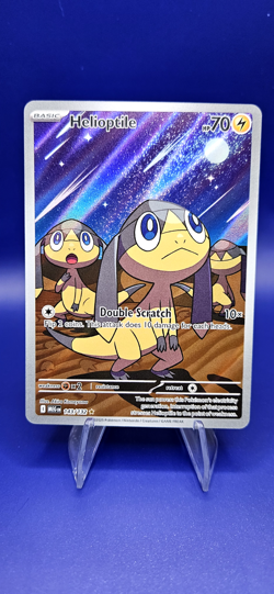 Pokemon Mega Evolution Helioptile 143/132 Illustration Rare - Image 1