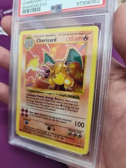 Pokemon TCG Charizard Base Shadowless 1999 PSA 4 Graded Holo Foil *CCGHouse* - Image 3