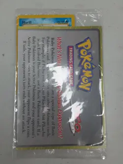 SEALED Marill Black Star Promo #29 Neo Genesis WOTC Vintage New Pokemon Card - Image 1