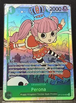 Perona Foil OP12-034 One Piece Card Game SR Mint - Image 1