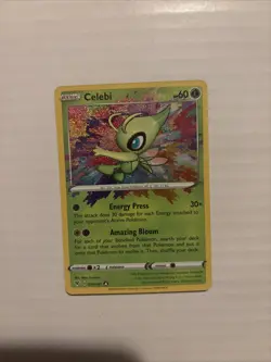 Pokemon TCG Celebi Vivid Voltage Holo Card 009/185 Amazing Rare, Near Mint - Image 1