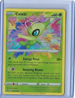 Pokemon Card TCG - Celebi 009/185 Amazing Rare Vivid Voltage Near Mint - Image 1