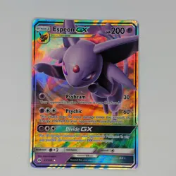 Espeon GX 61/149 Sun & Moon Base Set Holo 2017 Pokemon TCG Card LP - Image 1