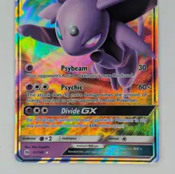 Espeon GX 61/149 Sun & Moon Base Set Holo 2017 Pokemon TCG Card LP - Image 3