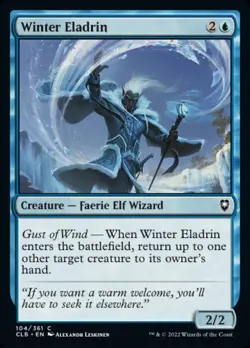 4x Winter Eladrin - *FOIL* NM - CML: Battle for Baldur's Gate - Image 1