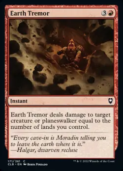 4x Earth Tremor - *FOIL* NM - CML: Battle for Baldur's Gate - Image 1