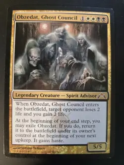 Obzedat, Ghost Council NM Gatecrash MTG FREE SHIPPPING - Image 1
