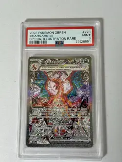 Charizard ex 2023 Pokemon Obsidian Flames PSA 9 Mint #223 Special Illustration - Image 1