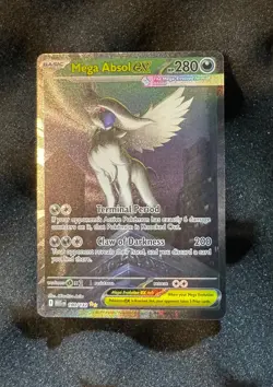 Pokemon TCG Special Illustration Rare Mega Absol EX Mega Evolutions 180/132 - Image 1