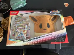 Pokemon Prismatic Evolutions Accessory Pouch Special Collection Box SEALED NEW - Image 1