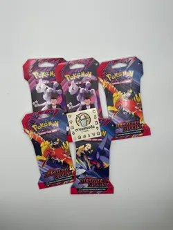 Pokemon TCG: Destined Rivals Booster Bundle 5 Packs Art May Vary - Image 1