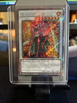 Crimson Blader RA04-EN161 1st Edition Platinum Secret Rare Yu-Gi-Oh! NM - Image 1