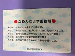 Namennayo Satoru Tsuda Tamasaburo Student ID Card School Rules List Japanese - Image 4