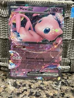 Pokemon Mew EX TCG Scarlet & Violet Holo Double Rare Card 151/165 - Image 1
