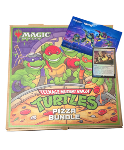 Magic The Gathering TMNT Promo Card & Pizza Box NYCC 2025 SHIPS FAST - Image 1