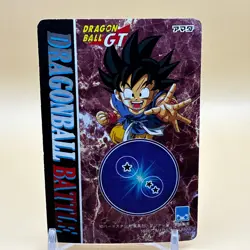 Dragon Ball GT Battle Card Carddass #06 Amada 1996 Japanese Anime Japan C-32 - Image 4