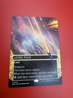 MTG Lotus Field 0023 Borderless Edge of Eternities: Stellar Sights Reg NM - Image 3