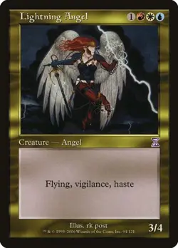 2x Lightning Angel Time Spiral LP MTG - Image 1