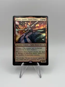 MTG Ghost-Spider Gwen Stacy Foil (0014) Marvelâ€™s Spider-Man â€“ Legendary Creature - Image 1