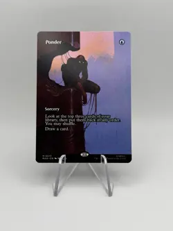 Ponder 0013 Borderless MTG Spider-Man Non-Foil - NM/M - - Image 1