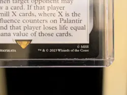Palantir Of Orthanc & Minas Tirith LOTR mtg Cards. See Pic Of Palantir - Image 4