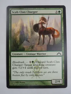 2013 Magic The Gathering MTG Gatecrash #131/249 Scab-Clan Charger - Image 1