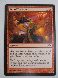 2013 Magic The Gathering MTG Gatecrash #85/249 Act of Treason - Image 1