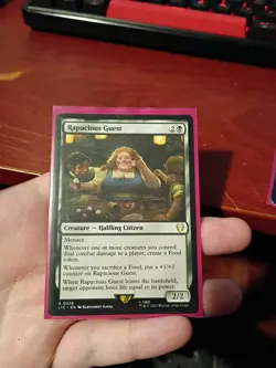 Rapacious Guest 0028 Non Foil Rare LOTR Commander MTG Near Mint - Image 1