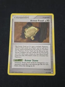 Armor Fossil 116/123 Mysterious Treasures Regular Pokemon TCG Light Played - Image 1