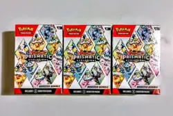 (3) Pokemon Prismatic Evolution Booster Bundles x 3 LOT Factory Sealed Free Ship - Image 1