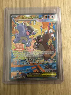 Pokemon Mega Evolution Mega Kangaskhan EX 182/132 Holo SECRET RARE NM/M - Image 1