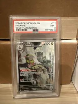 2024 POKEMON SFA EN-SHROUDED FABLE ILLUSTRATION RARE #077 FRAXURE PSA 9 - Image 1