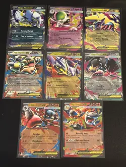 Pokemon Mega Evolution 8 Card EXs Bundle (no duplicate) - Image 1