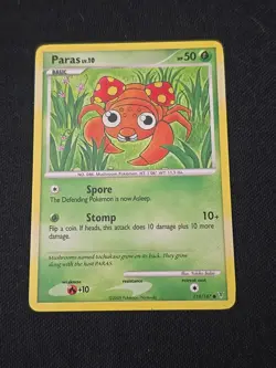 Paras 119/147 Supreme Victors Regular Pokemon TCG Light Played Condition - Image 1