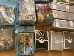 Pokemon TCG Trainers Salon Supply Set Playmat Deck Case Sleeves Japanese New JP - Image 4