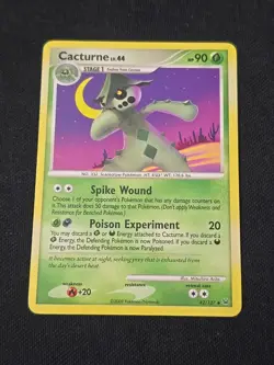 Cacturne 42/127 Platinum Regular Pokemon TCG Light Played Condition - Image 1