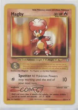Magby Pokemon Neo Genesis #23 2000 - Image 1
