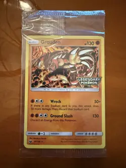 GROUDON PROMO 81/168 - 2018 LEGENDARY POKEMON CARD RARE SEALED NEVER OPENED - Image 1