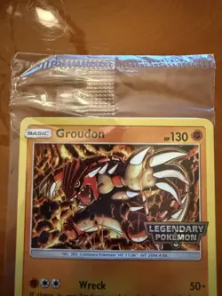 GROUDON PROMO 81/168 - 2018 LEGENDARY POKEMON CARD RARE SEALED NEVER OPENED - Image 4
