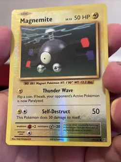 Pokemon Card Magnemite 37/108 XY Evolutions Reverse Holo Good Condition - Image 3