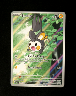 Pokemon Card TCG - Emolga 112/086 Black Bolt English - Illustration Rare - NM ⭐ - Image 1