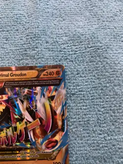 Primal Groudon EX (Omega) 86/160 XY - Primal Clash Holo LP Pokemon Card - Image 2