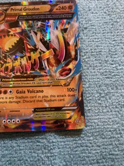 Primal Groudon EX (Omega) 86/160 XY - Primal Clash Holo LP Pokemon Card - Image 3