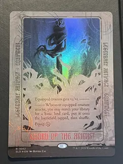 Mtg Secret Lair Rovina Cai - Sword Of The Animist -Foil-NM - Image 1