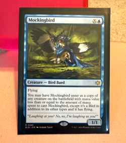 Mockingbird 0061 Bloomburrow Regular Magic the Gathering MTG Blue Rare - Image 1