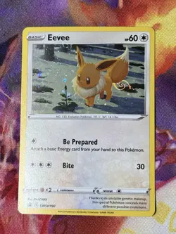 Pokemon TCG Eevee SWSH190 Black Star Promo Holo - 🔥FART SWIRL💨 - Image 1