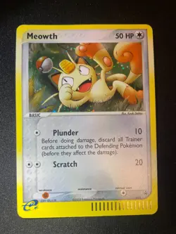 Meowth 013 | 2003 Pokemon WoTC Black Star Promo | LP Lightly Played - Image 1