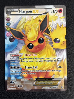Pokemon TCG: Flareon EX RC28 Generations: Radiant Collection - Image 1