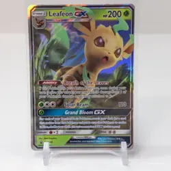 Pokemon TCG Leafeon GX Sun & Moon Ultra Prism PROMO NM - Image 1